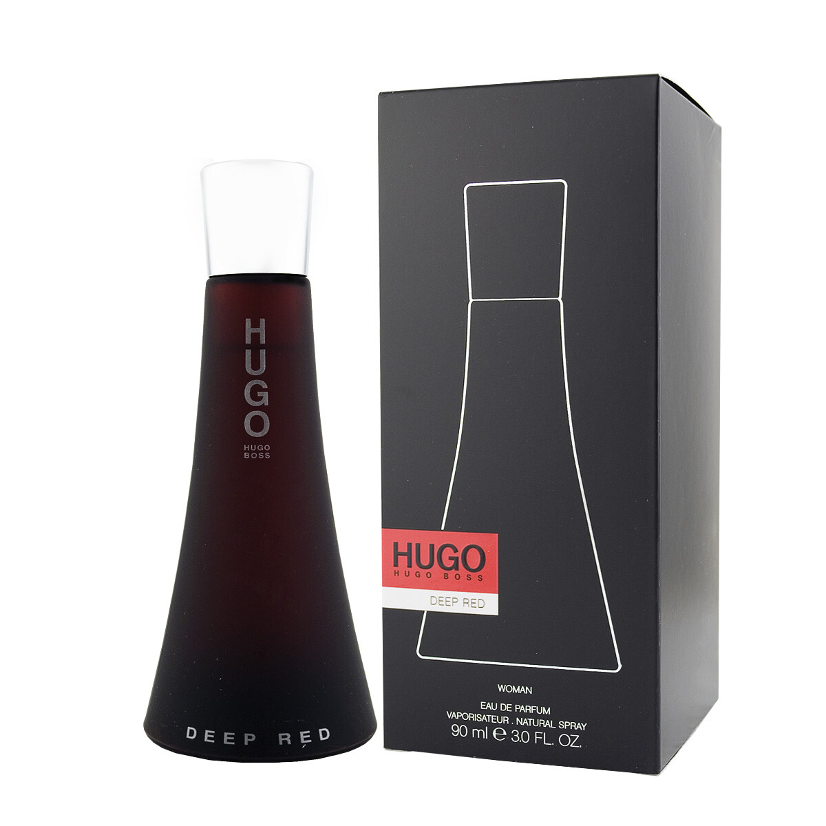 Hugo Boss eau de parfum rojo profundo EDP 90 ml (mujer)