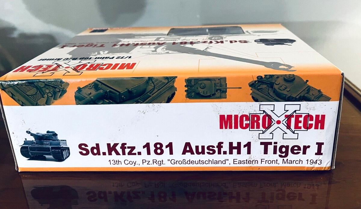 Char Dragon Models Tiger I Sd.Kfz.181 Ausf.H1 1/72 RC - Version Hiver 1943 - 40MHz