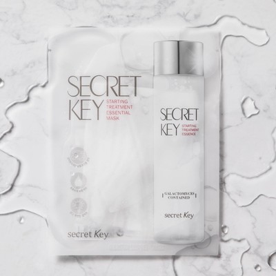 Secret Key Starting Treatment Essential Mask Pack 10 Blatt 30 g für empfindliche