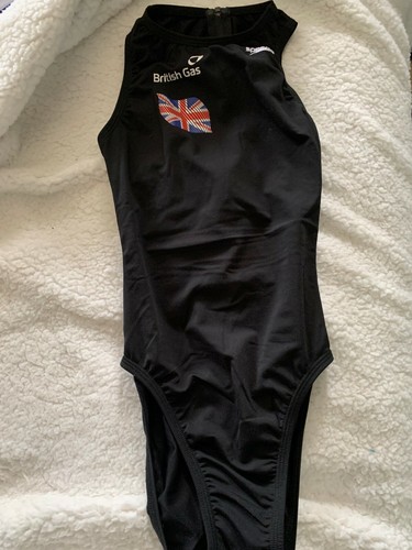 UK GB Great Britain Water Polo Suit National Team Speedo swimsuit 30 32 34 36 - Picture 5 of 6