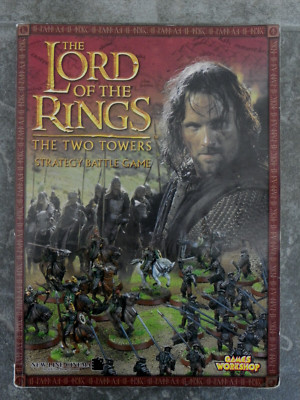 Lord of The Rings Two Towers Strategy Battle Game Book-Rules-Scenarios-Photos