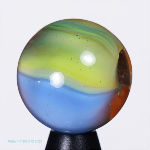 😎👍 Canicas de colección: MARBLE KING 4 colores ojo de gato, Catseyes circa 2000 41/64” como nuevas - Imagen 5 de 19
