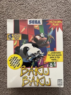 Baku Baku Computer PC Game Sega BIG BOX **BRAND NEW SEALED **