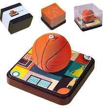 3D Art Desk Calendar Memo Pad2026 – Creative Paper Carving Notepad Basketball