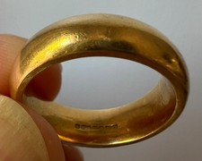 Premium Heavyweight Solid 18ct Gold Wedding Band – 11g, 6mm, Size K