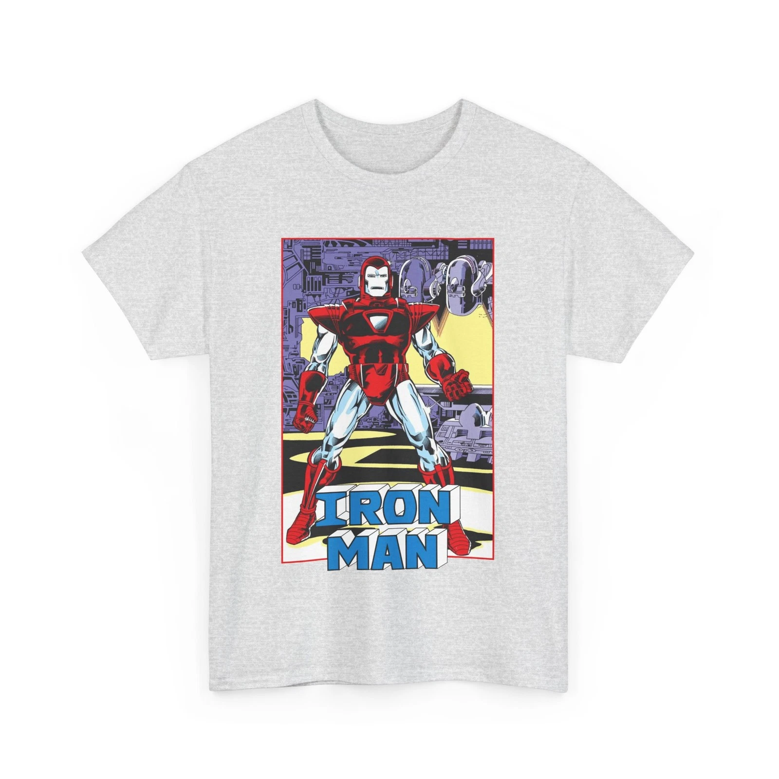 Iron Man T-Shirt - Tony Stark - Silver Centurion Armor - Marvel Comics