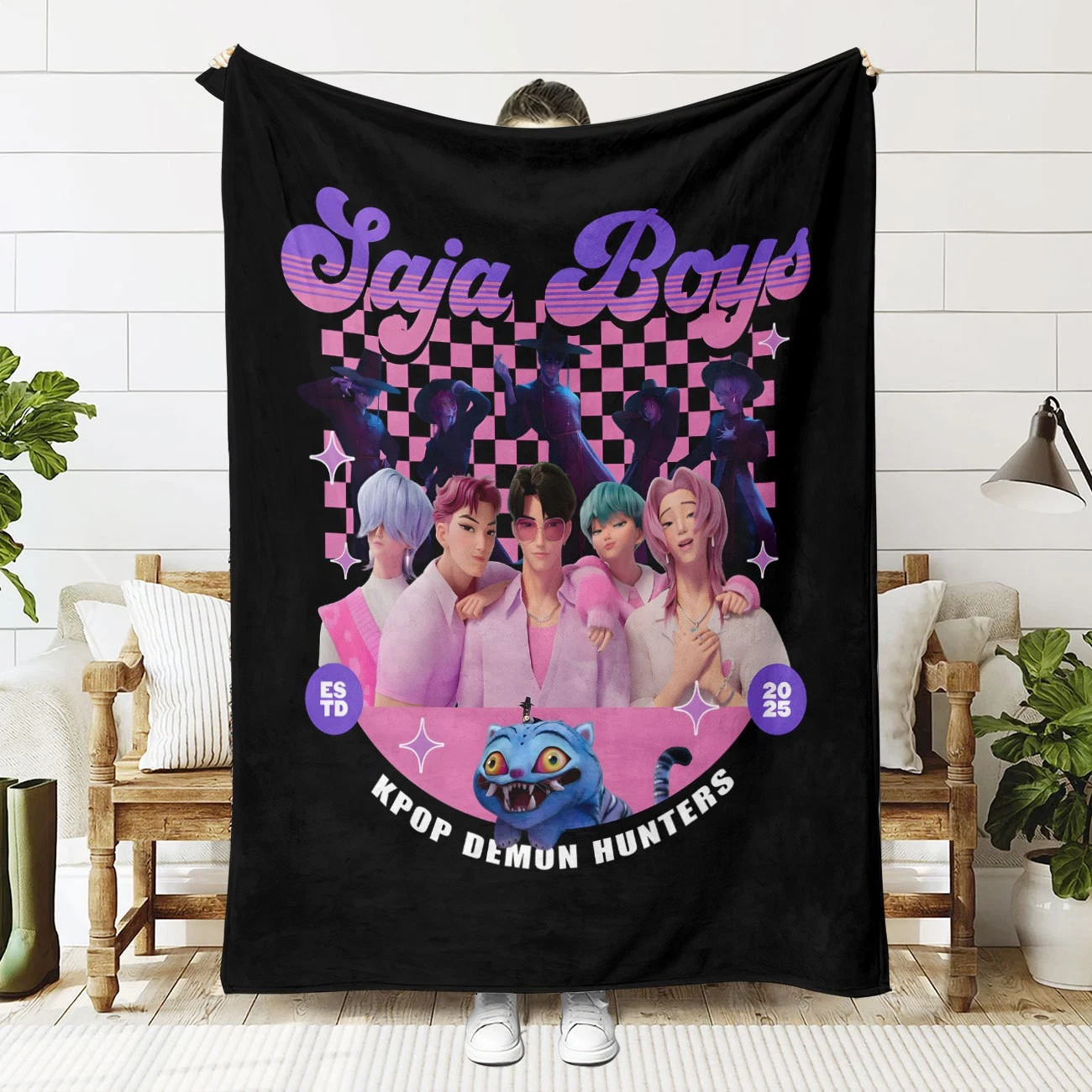 Saja Boys Cozy Fleece Blanket