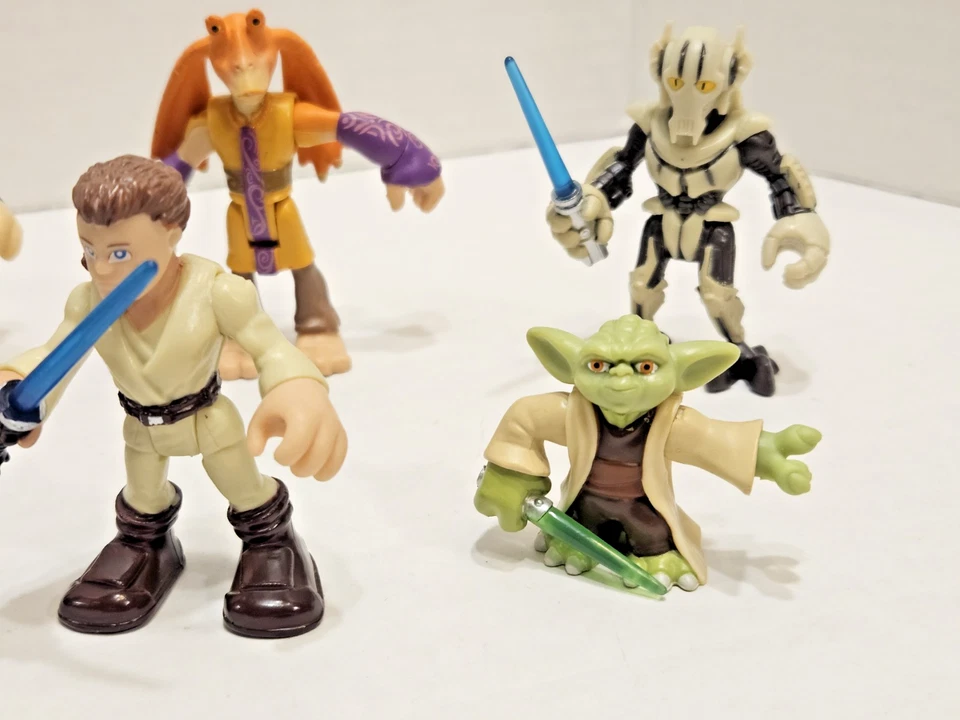 Lote de 10 figuras Hasbro Star Wars Galactic Heroes Playskool Foto 4 de 4