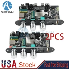 2PCS ZK-1001U 100W Mono Bluetooth Audio Power Amplifier Board Bass Treble USA