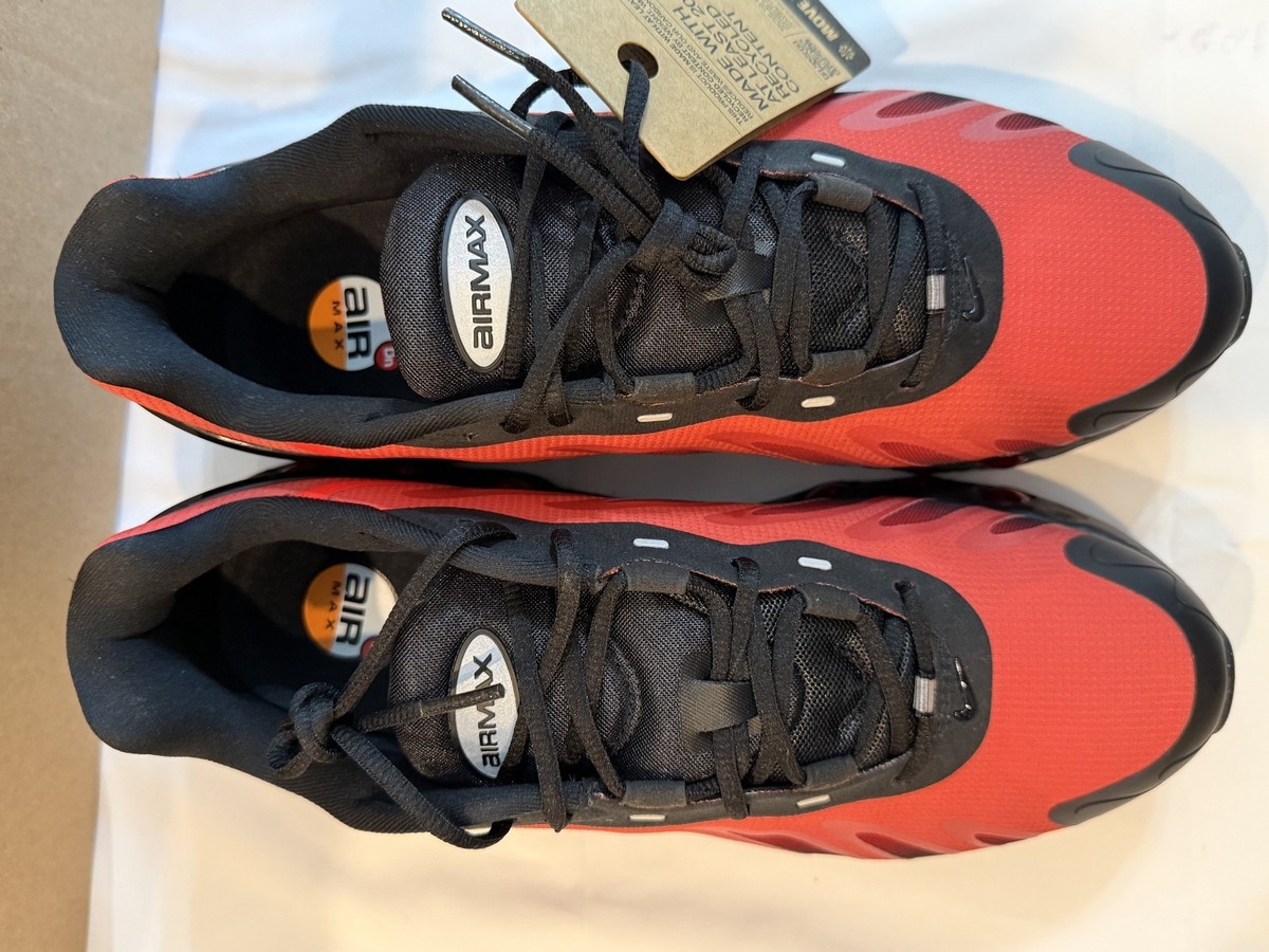Nike Air Max DN8 Mens 10 Black/Black-Gym Red NWB | eBay
