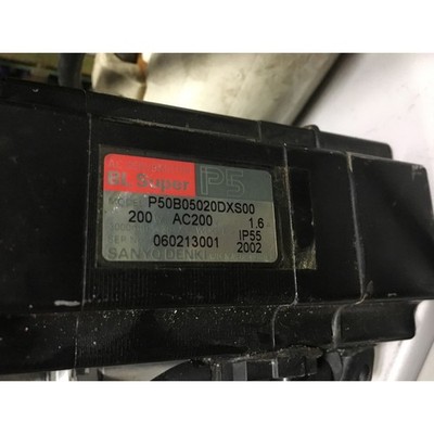 P50B05020DXS00 For Sanyo Used servo motor Free Shipping