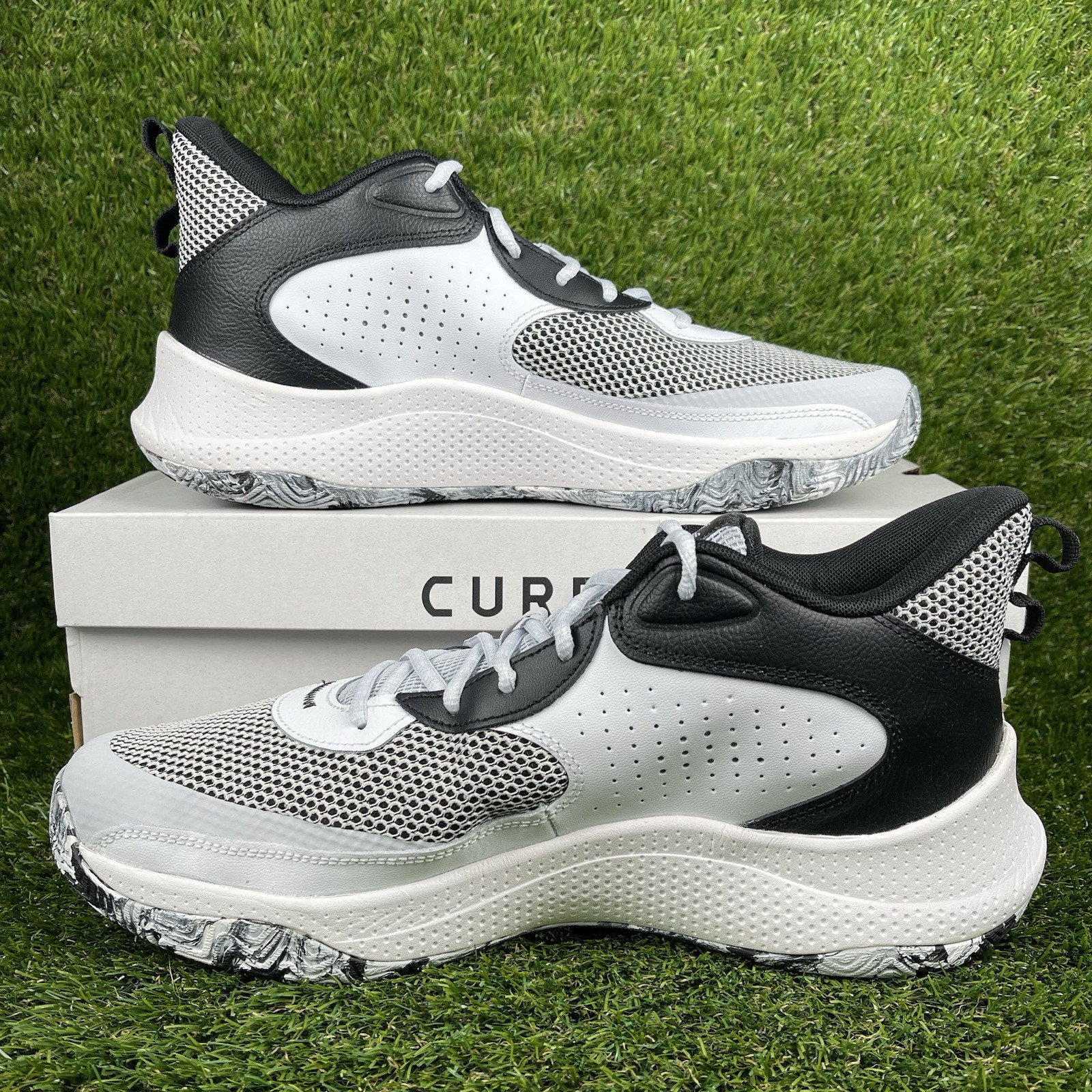 Under Armour Curry 3Z 24 Black White Gray Basketball Shoes Men's