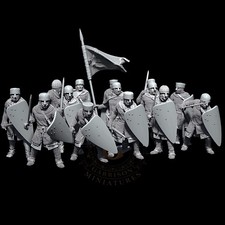 12th Century European Knights - 28mm 1/56 Miniatures Wargames and Collectors