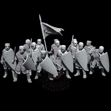 12th Century European Knights - 28mm (1/56) Miniatures Wargames and Collectors