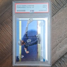 2019 Topps Chrome Fernando Tatis Jr. #203 Rookie PSA 9 San Diego Padres
