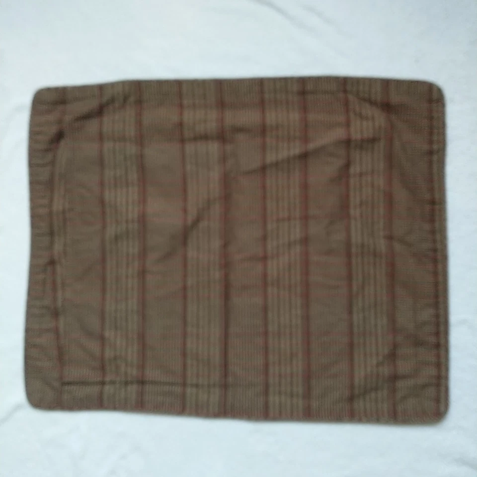 Travesseiro Ralph Lauren Chaps Sham Summerton vermelho floral xadrez tamanho padrão algodão - Imagem 4 de 4