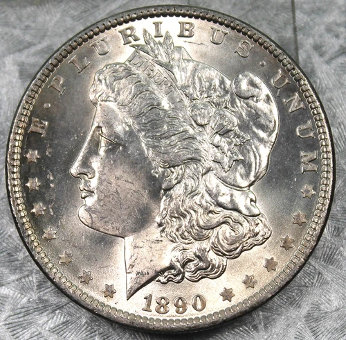 1890 Morgan Silver Dollar - Choice BU !!