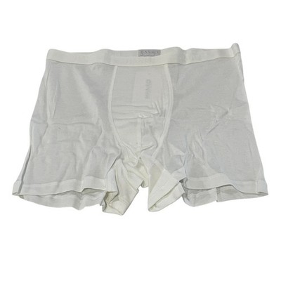 8-26 HANRO Men's CottonPure Underwear Boxer Briefs Mercerized 100% Cotton XL