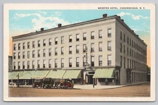 Webster Hotel in Canadaigua New York c1915 Postcard