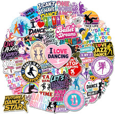 200 Dance Stickers for Girls