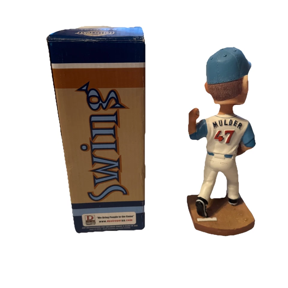 MWL Quad Cities Swing SGA 2007 #47 Mark Mulder Baseball Bobblehead — 第 3/4 张图片