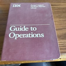 Guide To Operations IBM Personal Computer 2400 bps Modem w/ 5.25" Floppy