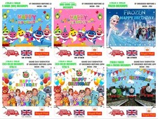 Party Theme Large Backdrop Banner Photo Background Kids Birthday Decoration UK
