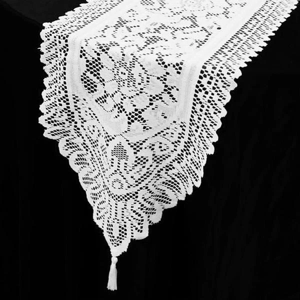 12 pcs LACE TABLE RUNNERS Wedding Party Catering Reception Linens Decorations - Image 3 of 3