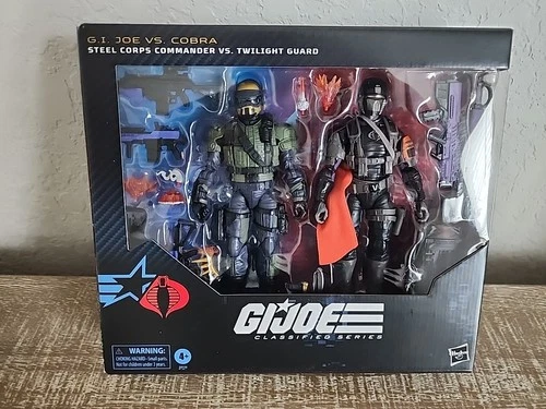 Hasbro G.I.Joe Classified Steel Corps Commander vs Twilight Guard 141