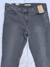 Levi's Women's 711 Skinny Jeans - Black - Size 32 Slim Mid Rise Stretch