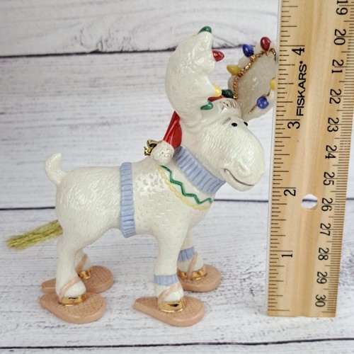 Lenox 2007 Annual Marcel Moose Ornament "Merry Mooseshoes" Schneeschuhe mit Box - Bild 4 von 19