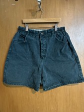 Lee Women’s 10 Petite Denim Shorts Made in USA 100% Cotton High Rise Vintage