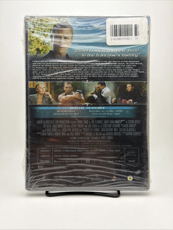 Casino Royale DVD 2007 2-Disc Set Full Screen James Bond 007 Brand NEW Sealed Foto 2 de 4