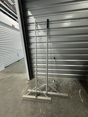 #ad #ad Heavy Duty Aluminum Landscaping Rakes Mixing Paddle $50.00