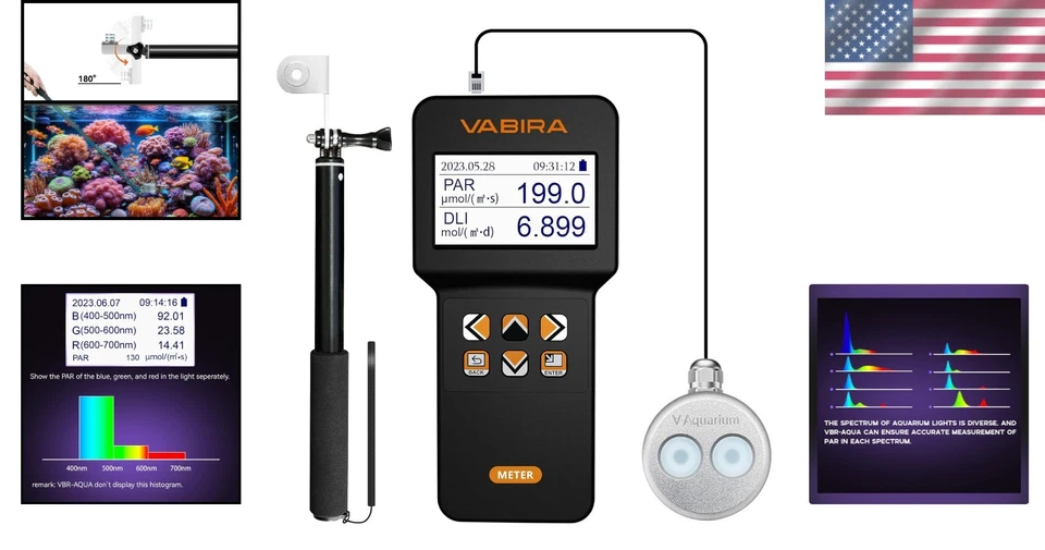 Waterproof PAR Meter for Aquarium - R,G,B Separately - Image 2 of 4