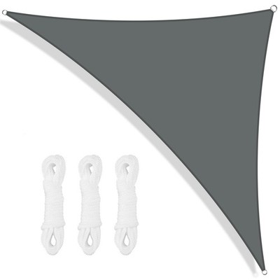 Neween Shade Sail 16x16x23 ft Waterproof Sun Shade Triangle Patio Yard Deck Perg