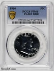 1960 Franklin Half Dollar DDR FS-801 DOUBLED DIE REVERSE PCGS PR66