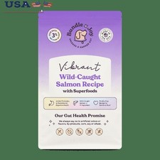 Grain Free Salmon Dry Dog Food W/ Probiotics 20 Superfoods Healthy Kibble New