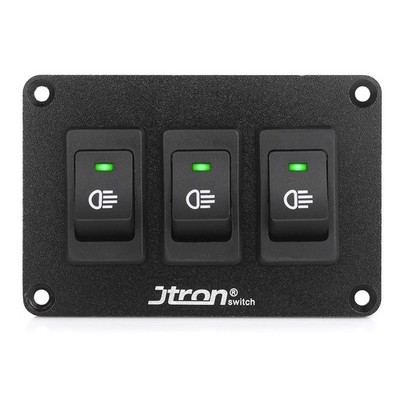 3-in-1 Universal Car Panel Switch 12V 20A Toggle Switch Engine Start Button