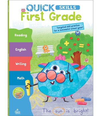 Carson Dellosa Quick Skills First Grade Workbook, Reading Comprehension, Lan...