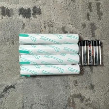 Quip Electric Toothbrush Head Refill Replacement Lot 4x New Sealed W/ Batteries