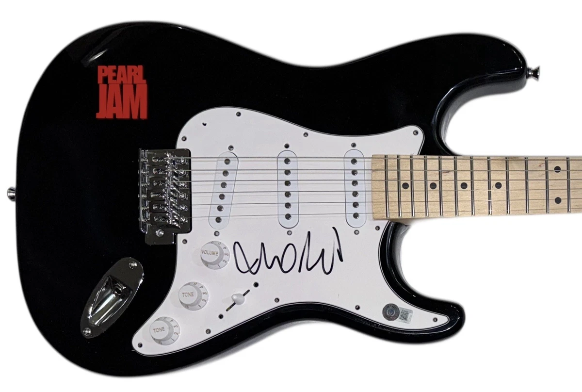 Pearl Jam Signed In Original Autographed Rock & Pop Guitars