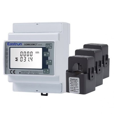 Stromzähler 3-phasig 100A Growatt TPM-CT-E Smart Meter inkl. 3x Stromwandler