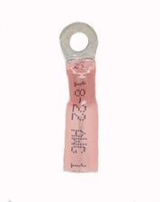 22-18 AWG Heat Shrink - Crimp  Seal 8 Stud Ring Terminal 100/Pkg. 