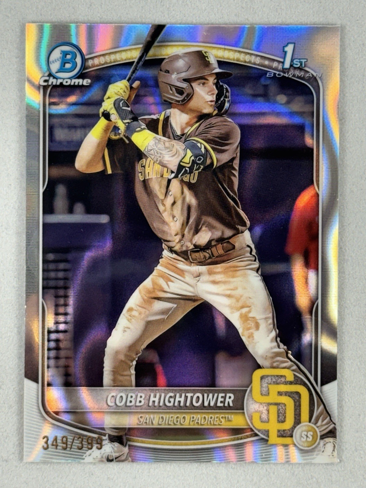 2025 Bowman - Chrome Prospects Cobb Hightower #BCP-104 Lava Refractor 349/399