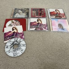 TAYLOR SWIFT CD LOT Of 6, Speak Now, Fearless, Red, Lover