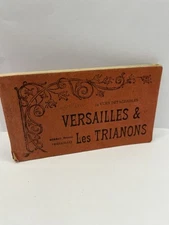 original WW1 VERSAILLES TRIANONS PHOTO POSTCARD ALBUM BOOK WWI France French