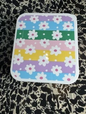 Bento Box Sandwich Holder NWT Floral Pink Kids  Snack Container 