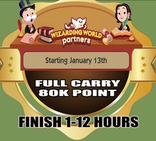MONOPOLY GO PARTNERS EVENT - WIZARDING WORLD PARTNERS - FULL CARRY 80K POINTS