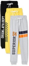 T2F Boy's Regular Fit Printed Joggers Track Pant Pack of 3 